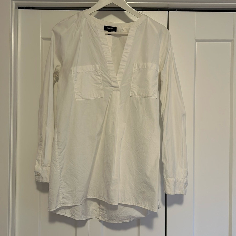 Theory Oversized cotton shirt